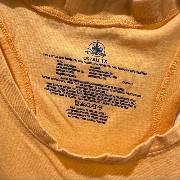 NWT Disney Parks Disney Magic Tank Top Razorback Orange - Picture 3 of 5